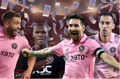 看看梅老板在美国赚多少钱?美国职业足球大联盟公布了梅西的薪资