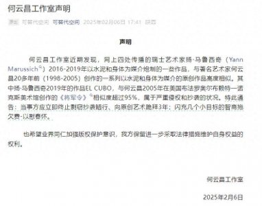 行为艺术家何云昌发维权声明称瑞士艺术家抄袭:“向原创艺术跪拜三年”
