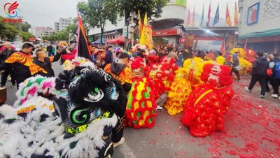 醒狮表演、生菜包、胜意饭……大沥北村生菜会送你一年好“意头”