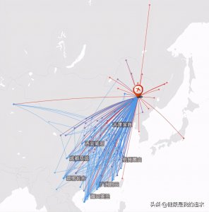 黑龙江省13个通航机场航线图